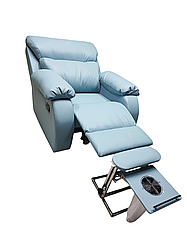 Педикюрний комплект 4-в-1 меблі для педикюру підставки педикюрні та розкладний реклайнер Комфорт_BR