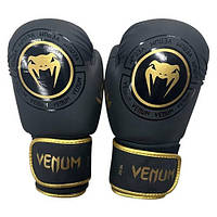 Боксерські рукавички Venum, DX 8 унцій чорний