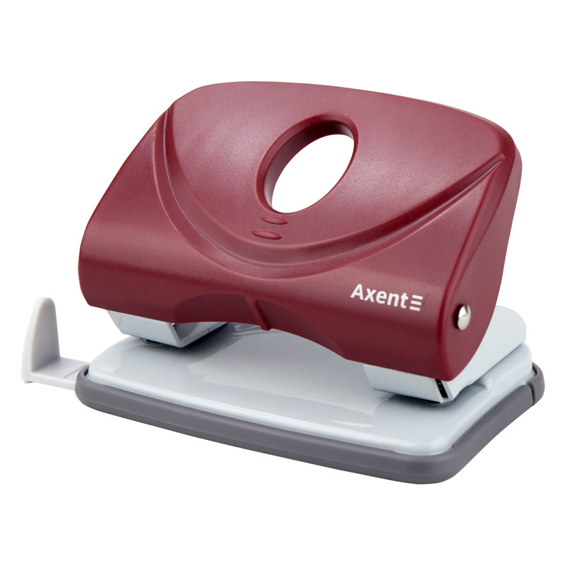 Діркопробивач до 20 аркушів Axent Welle-2 червоний 3820-06