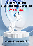 Беруші для сну від храпу біруші багаторазові з високим шумозаглушенням берушки затички від шуму силіконові в маленькі вуха Білі, фото 6