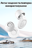 Беруші для сну від храпу біруші багаторазові з високим шумозаглушенням берушки затички від шуму силіконові в маленькі вуха Білі, фото 7