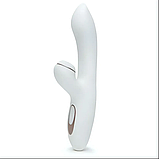 Вібратор-кролик із вакуумною стимуляцією клітора білий Satisfyer Pro+ Plus G-Spot Rabbit KOALA, фото 4