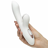 Вібратор-кролик із вакуумною стимуляцією клітора білий Satisfyer Pro+ Plus G-Spot Rabbit KOALA, фото 5