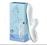 Вібратор-кролик із вакуумною стимуляцією клітора білий Satisfyer Pro+ Plus G-Spot Rabbit KOALA, фото 9