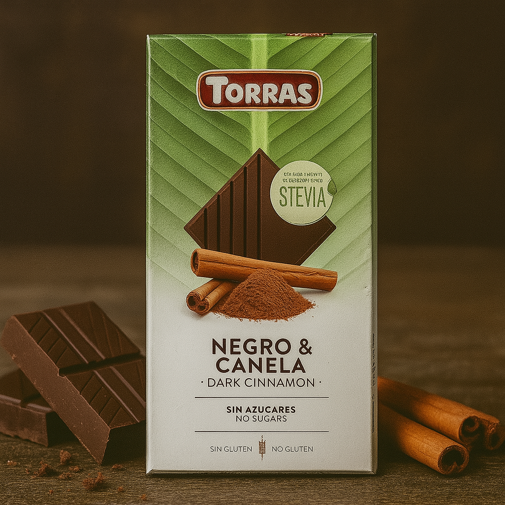 Шоколад чорний з корицею Torras 😍 125 гр. Іспанія, фото 1