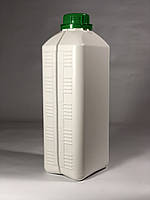 1 літр пластикова каністра пляшка тара місткість штабельована HDPE поліетиленова харчова з кришкою ПНД