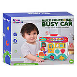 Бізіборд 846 Машинка звуки, світло, рухомі деталі, фото 10
