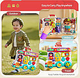 Бізіборд 846 Машинка звуки, світло, рухомі деталі, фото 3