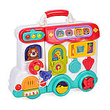 Бізіборд 846 Машинка звуки, світло, рухомі деталі, фото 8