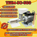 Соковитискач шнековий ТШМ-3С-500 для томатів, винограду (до 170 кг/год), 500 Вт, фото 2