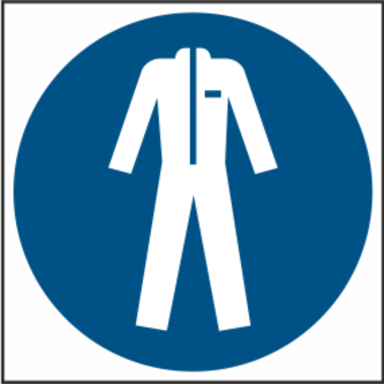 Знак табличка одягнути захисний одяг, фото 1