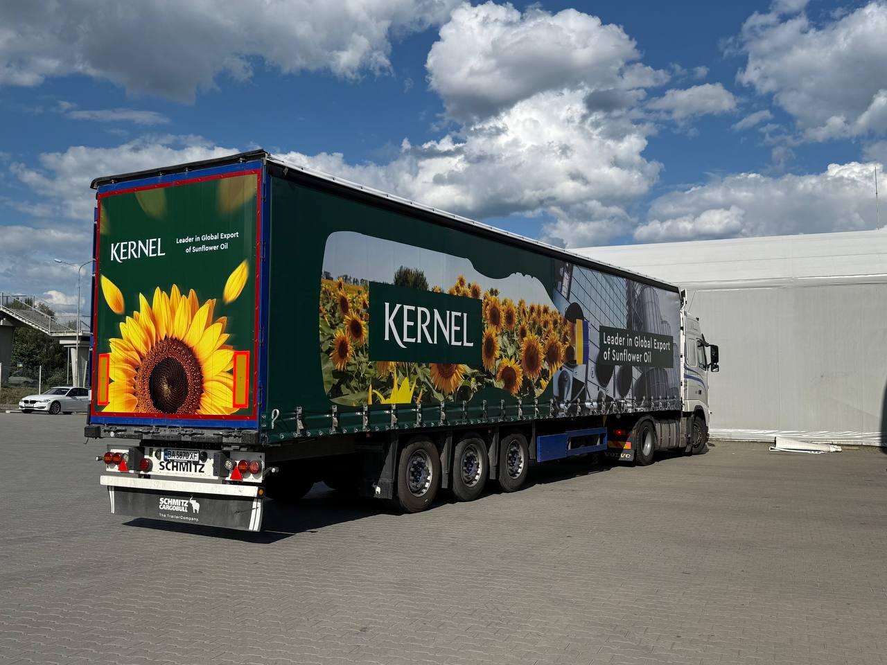 Брендований тент на напівпричіп з рекламою — виготовлення під ключ від TENT.UA, фото 1