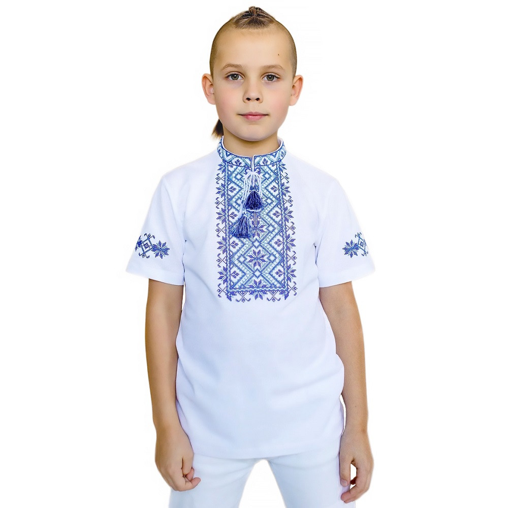 Футболка вишиванка для хлопчика Зорянчик р. 128, 134, 140