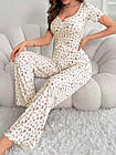 Жіночі піжами №С0577 Пудра, фото 8