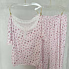 Жіночі піжами №С0577 Пудра, фото 3