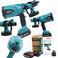 Пульверизатор для фарбування машин Makita Фарборозпилювач компресор 800 мл Фарбопульт Пульверизатор фарбопульт