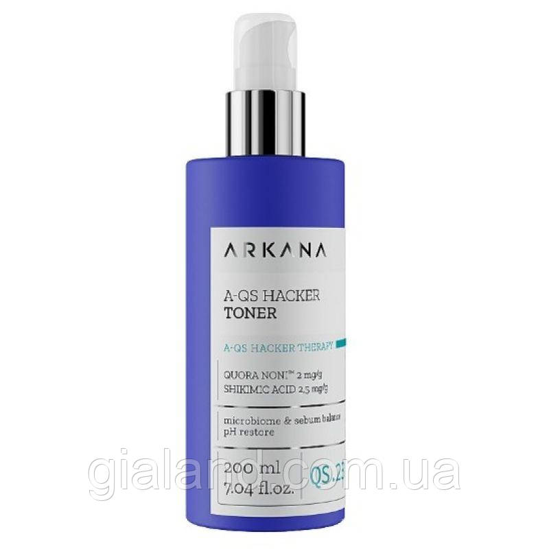 Тонік для жирної проблемної шкіри Arkana A-QS Hacker Toner 200мл