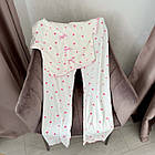 Жіночі піжами №С0929 Білий з рожевими серцями, фото 4