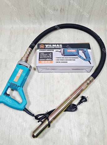 Глибокий вібратор для бетону Vilmas 750-CV-35 (шланг 1,5 метра), фото 1