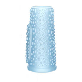 Відкрита насадка на член із вібрацією — Vibrating Drip Knights Ring Blue