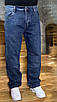 Чоловічі джинси PAGALEE великого розміру, класичні, прямі,48 Синій, фото 4