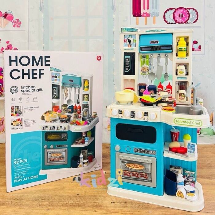 Кухня 922-176 (8) висота 79см, світло, звуки приготування, парогенератор, помпова подача води, 92 аксесуари, в коробці, фото 1