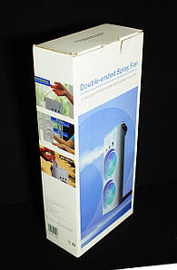 Подвійний універсальний вентилятор з охолодженням і LED-підсвіткою, Double-ended Spray Fan, 3 швидкості