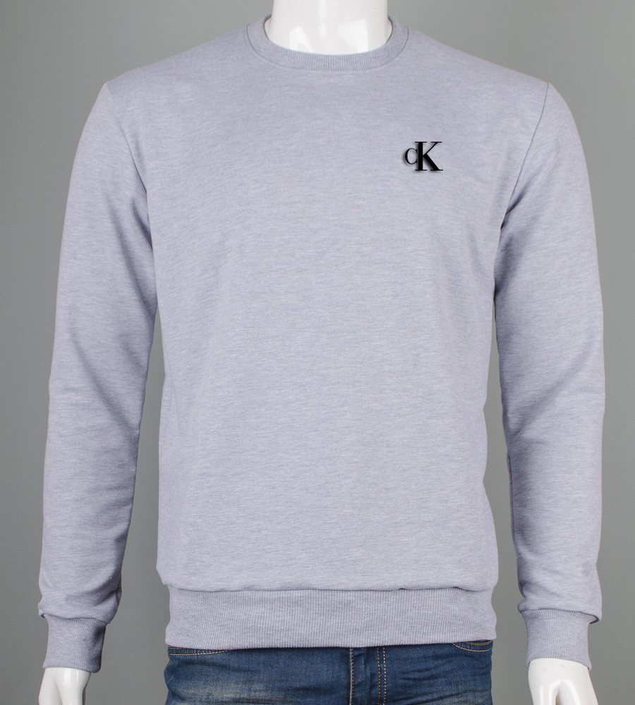 Світшот чоловічий 7418с (Уп.4шт M-XXL), Св.Сірий меланж, фото 1