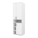 Шафа комбінована з полицями та штангою під взуття. Шир 65 см., фото 2