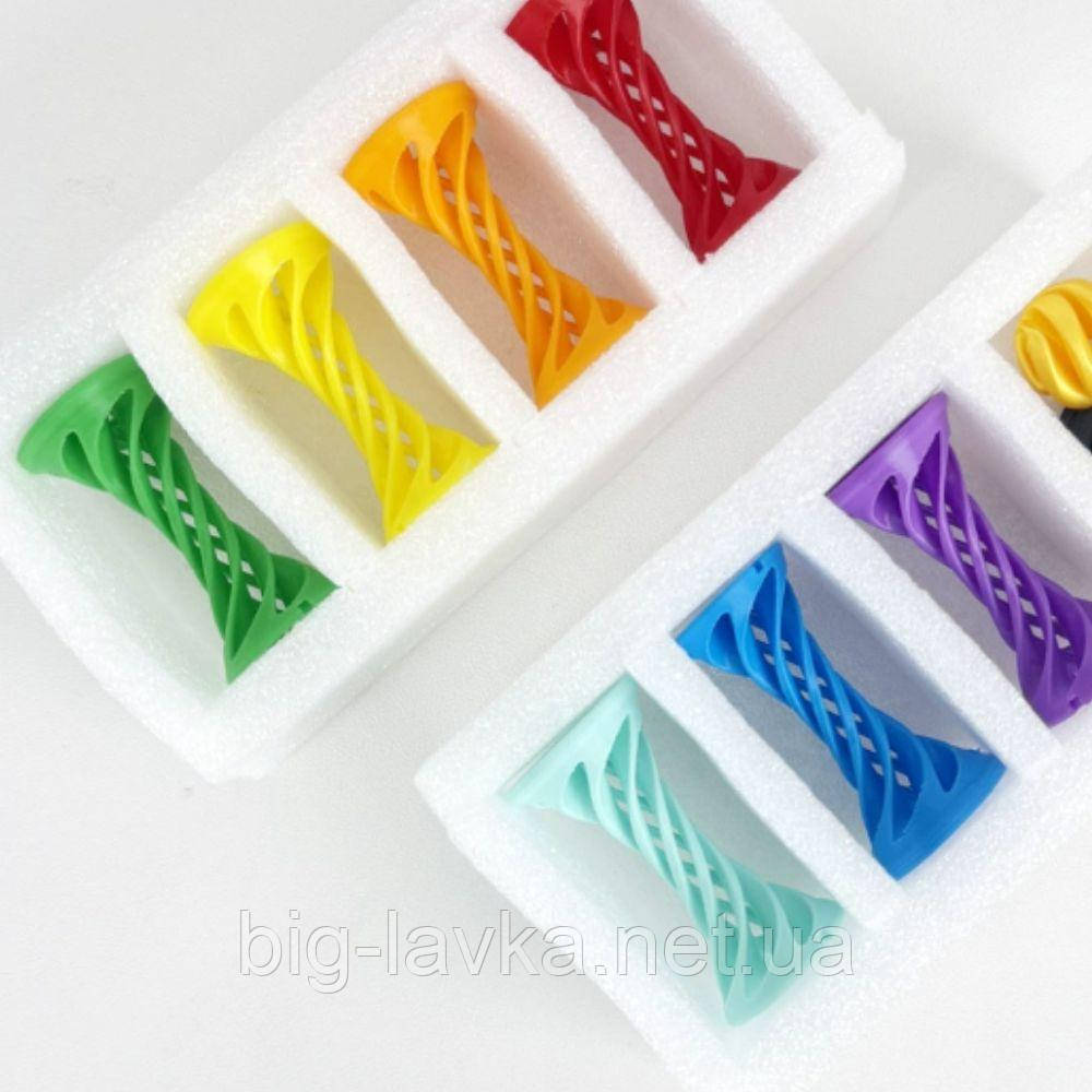 Декомпресійна іграшка для рук із райдужними спіралями 65 мм Різнокольоровий, фото 1