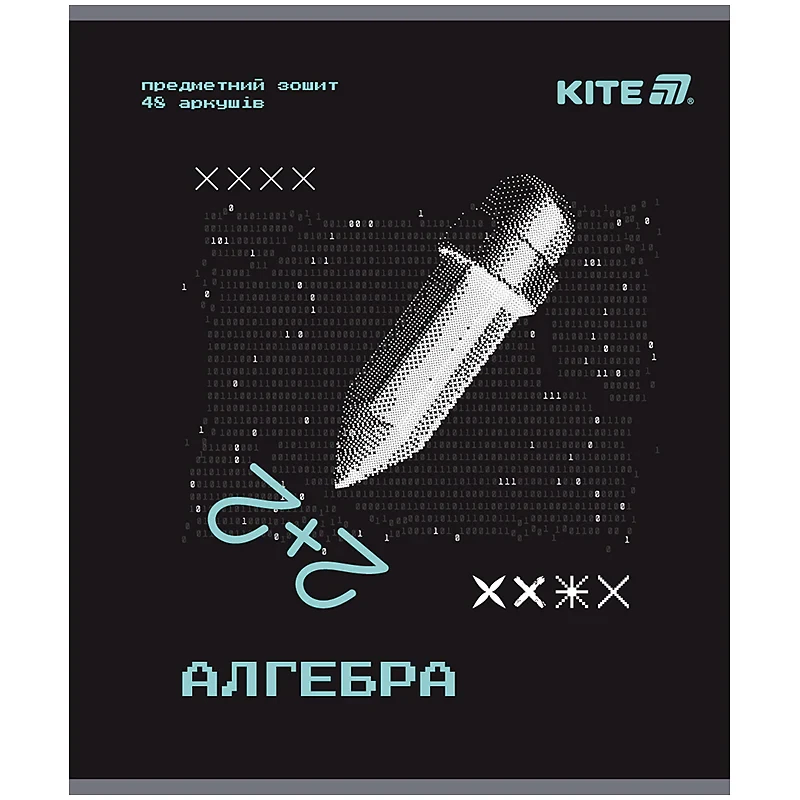 Зошит предметний Kite Techno K25-240-3, 48 аркушів, клітинка, алгебра, фото 1