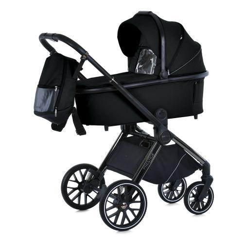 Коляска універсальна 2в1 ME 1124-2 PRESTIGE Black, фото 1