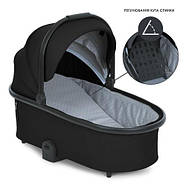 Коляска універсальна 2в1 ME 1124-2 PRESTIGE Black, фото 8
