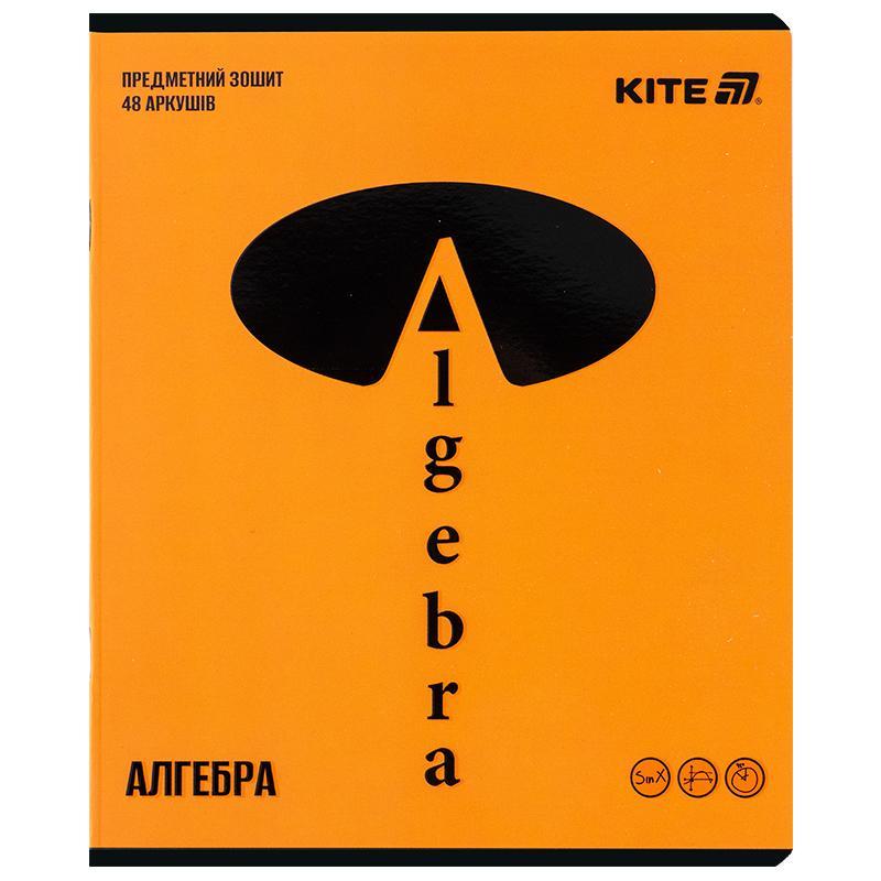 Зошит предметний Kite Bright K25-240-13, 48 аркушів, клітинка, алгебра, фото 1