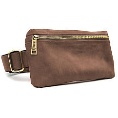 Сумка чоловіча поясна (через плече) невелика TARWA Коричневий (RС-1818-3md)
