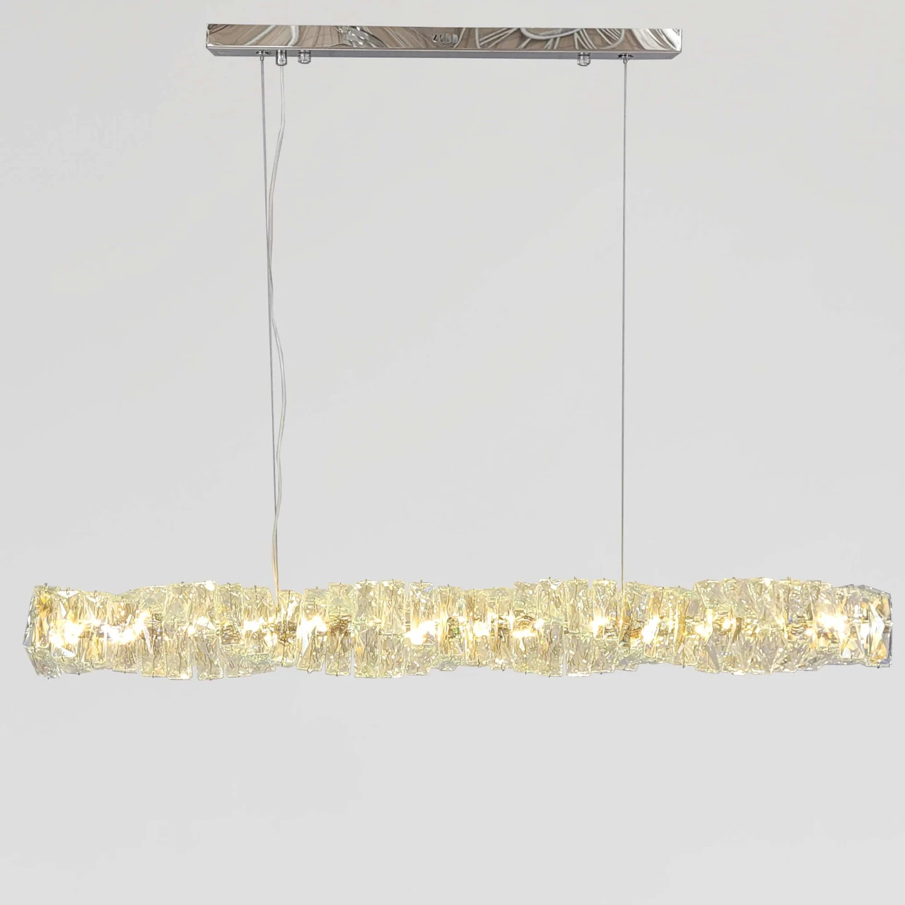 Сучасна кришталева підвісна люстра 88031/L1000CH, фото 1