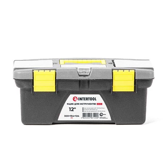 Ящик для  інструментів 12" 300*154*124мм INTERTOOL BX-0312, фото 1