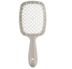 Щітка для волосся сіра з білим Superbrush Janeke