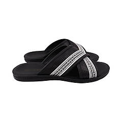 Шльопанці чоловічі Konors 933-25LSHC 44 Чорно-білий (181423044)