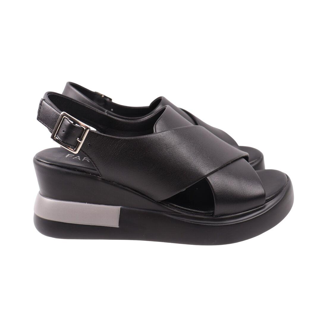 Босоніжки жіночі FARINNI 855-25LBC 38 Чорний (180897038)