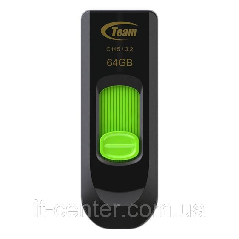 Флеш-накопичувач USB3.2 64GB Team C145 Green (TC145364GG01)
