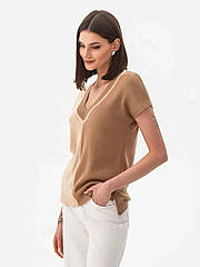 Жіночий пуловер SVTR 535 46-48 Бежево-коричневий