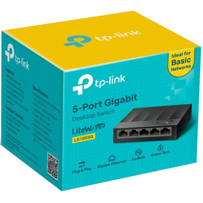 Комутатор TP-Link LS1005G, фото 1