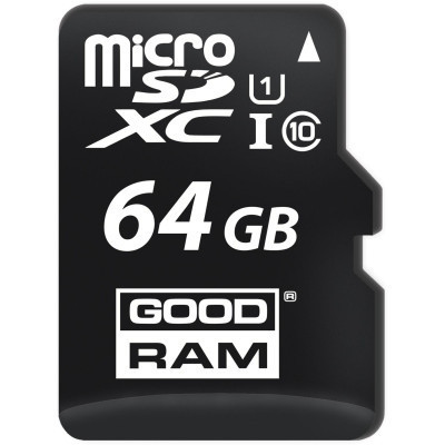 Micro-SDXC memory card 64 GB Goodram (з SD адаптером) class 1, фото 1