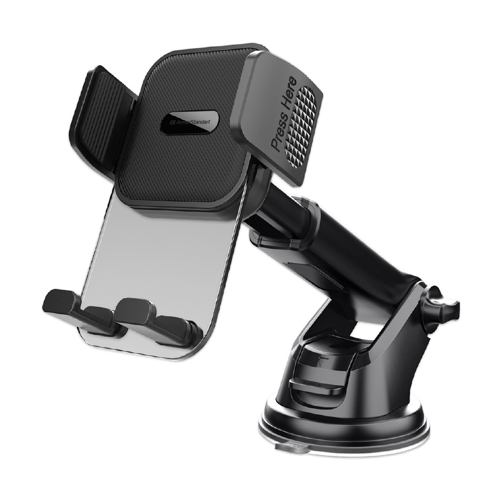 Автотримач для смартфона ArmorStandart SteadyGrip Dashboard Black (ARM85339)