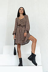 Плаття RiMari Ейвері СК 2024 44 Чорно-бежевий (20966)