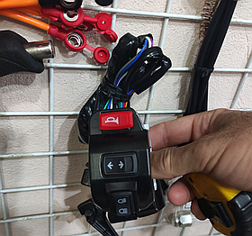 Crosser Cargo-16 Max, Перемикачі Лівий+Правий із Ручкою Гальма Права Комплект на Електричний Грузовий Триколісний Мотоцикл