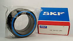 Підшипник GE-50ES-2RS SKF (ШСП-50-2RS) розміри: 50*75*35 шарнірний закритий