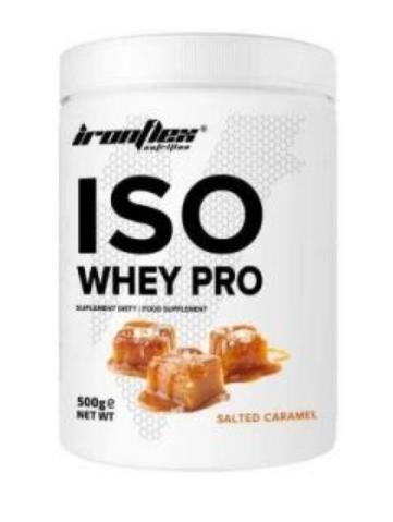 Ізолят протеїну IronFlex Iso Whey Zero 500 грам Cмак : солона карамель, фото 1