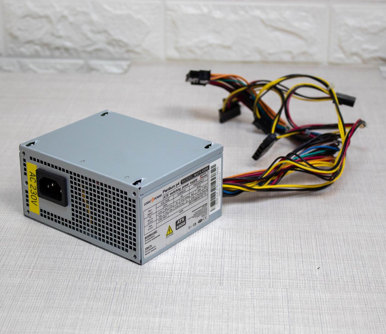 Блок живлення LogicPower MATX-400W 400 W 12,5х10х6.5см ITX